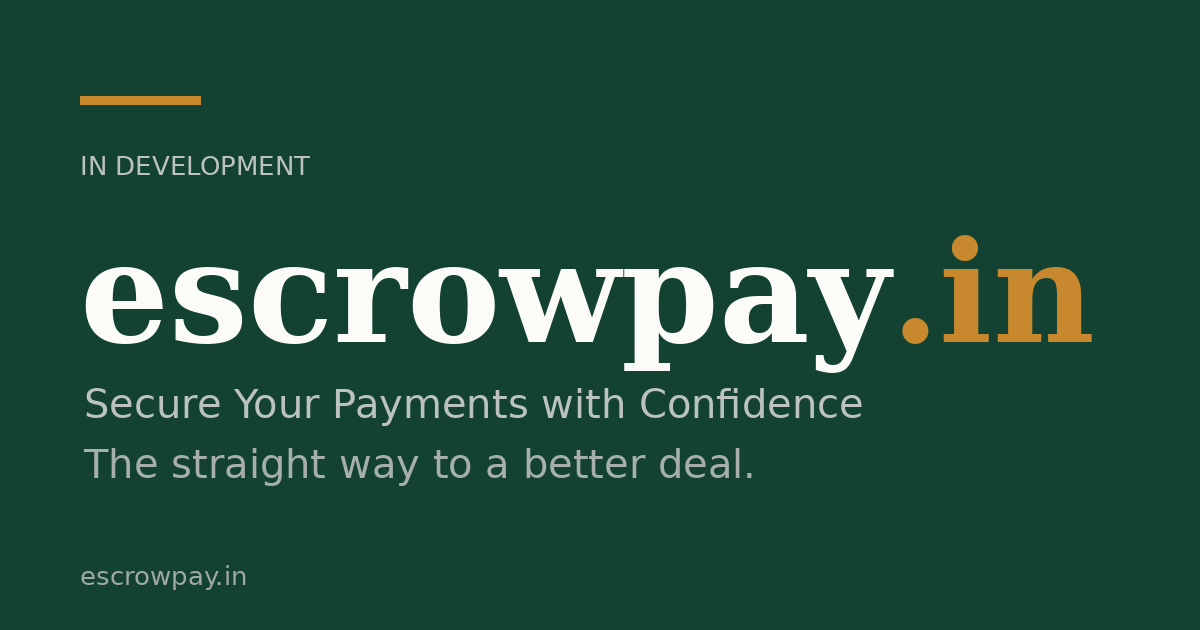 Link preview image for escrowpay.in